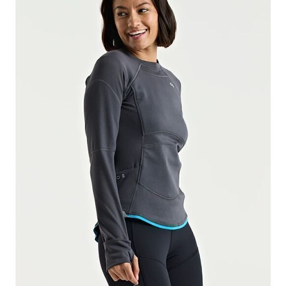 NWT Oros Apparel Nova LS SOLARCORE Crew Carbon Shirt - Picture 1 of 10